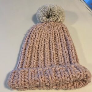 Chunky knit beanie